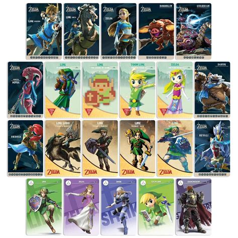 zelda nfc amiibo cards